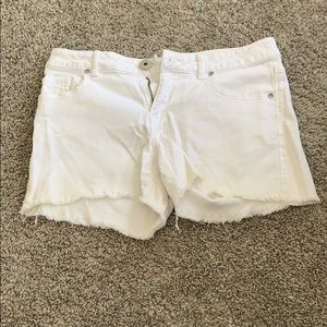 White jean shorts!